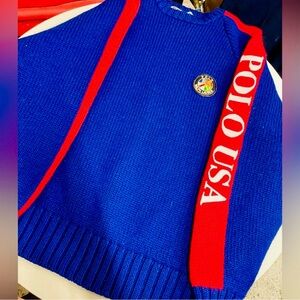 Polo cookie 80’s knit mint large vintage